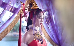 甘婷婷版《画江湖之不良人》女帝霸气写真_3