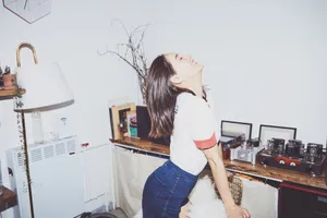 王智居家休闲清爽写真图片_3