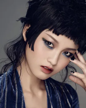 中国超模谢欣美妆写真高清图片_1