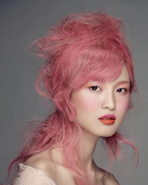 中国超模谢欣美妆写真高清图片_4