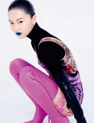 中国超模谢欣美妆写真高清图片_8
