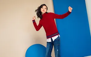 超模游天翼最新高清杂志封面写真图片_8