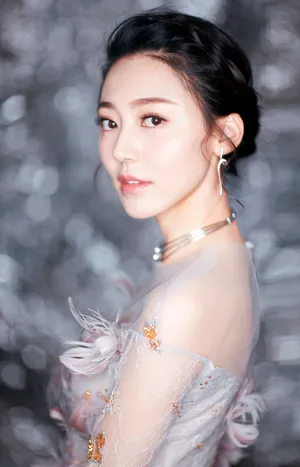 黄梦莹性感深V礼服活动照高清图片