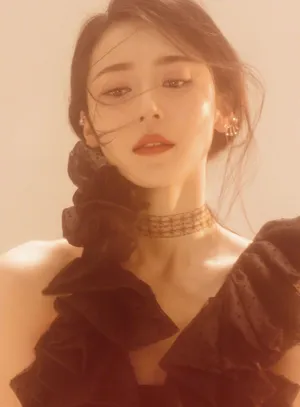 黄梦莹唯美迷人时尚杂志写真高清图片