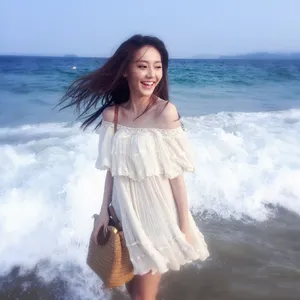 黄梦莹海边唯美梦幻图片