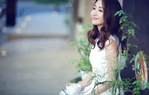 杨蓉夏日恬淡清爽街拍图片_2