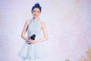 张天爱《妖猫传》发布会纱裙活动写真图片_5