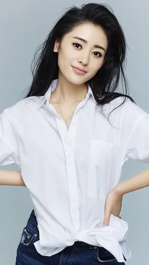 张天爱白衬衫清新养眼写真图片_1