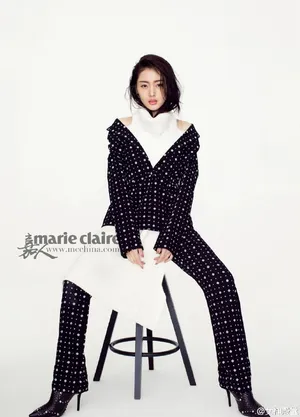 张天爱时尚性感大片写真图片：女神冷艳来袭_2