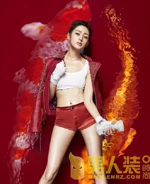 张天爱男人装时尚性感大片写真图片：女神冷艳来袭_2