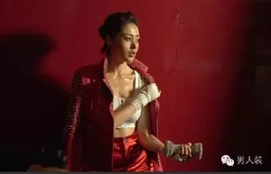 张天爱男人装时尚性感大片写真图片：女神冷艳来袭_7