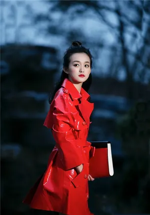何泓姗时尚美艳街拍图片_3
