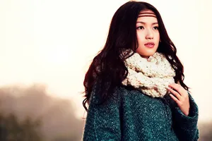 苏青稚嫩阳光秋冬写真高清图片_4