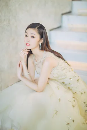 宋轶黄色纱裙优雅性感高清图片_5