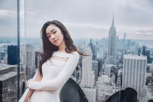 宋轶素雅迷人纽约时尚写真高清图片_5