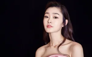 宋轶性感粉色长裙甜美写真图片_5
