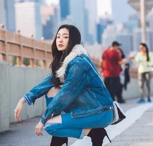 宋轶最新纽约时尚街拍高清图片