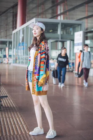 宋轶早秋机场时尚街拍图片_2