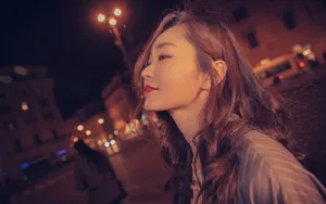宋轶夜色迷人街拍图片