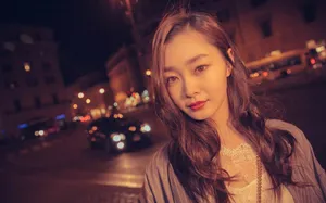 宋轶夜色迷人街拍图片_2