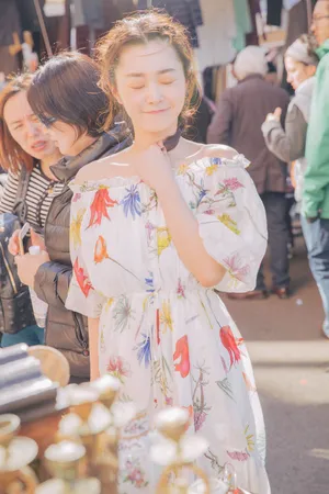 宋轶清新可爱街拍图片_3