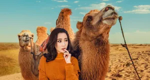 杜若溪沙漠性感魅力艺术写真大片