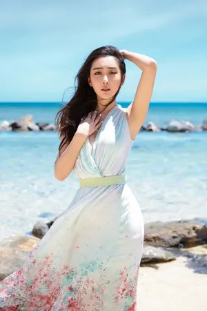 杜若溪毛里求斯海边写真高清图片_1