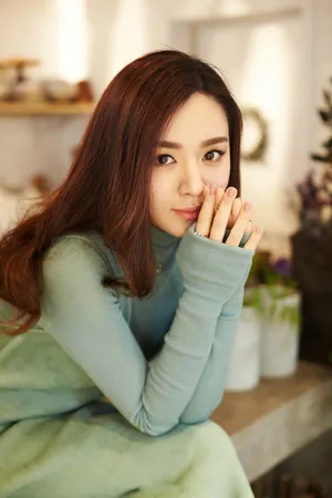 王晓晨优雅迷人圣诞节写真图片