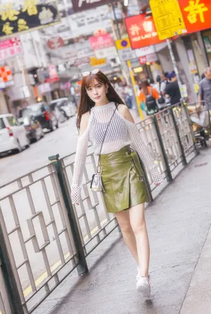 孟子义香港清爽街拍图片_4
