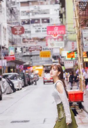 孟子义香港清爽街拍图片_5
