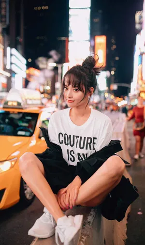 张嘉倪最新纽约街头美照高清图片_6