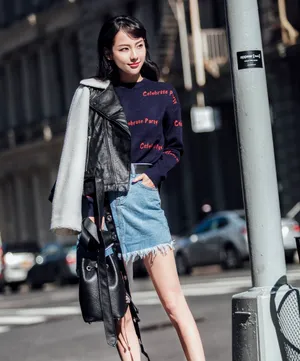 张嘉倪最新秋季时尚街拍高清图片_6