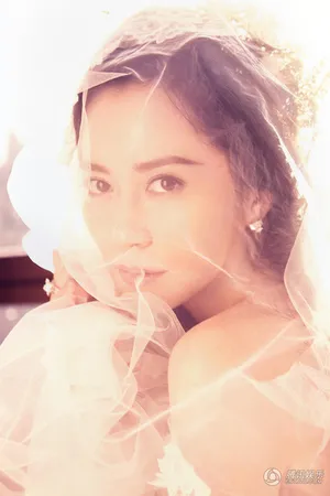 俞飞鸿唯美婚纱照图片