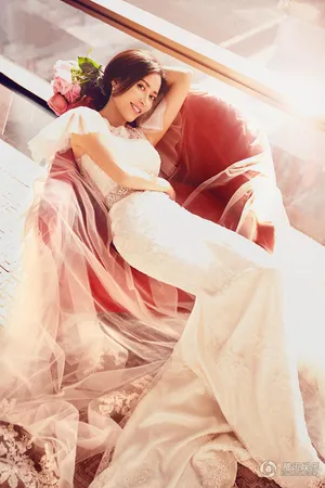 俞飞鸿唯美婚纱照图片_3