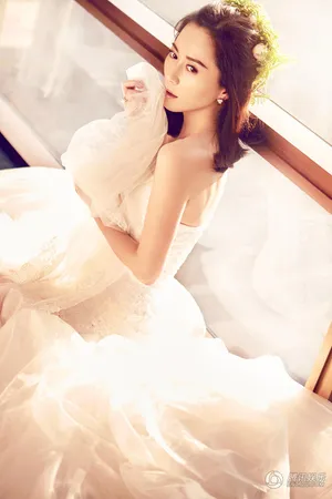 俞飞鸿唯美婚纱照图片_8