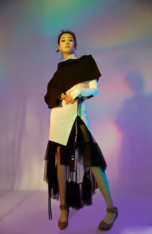 祝绪丹个性十足时尚杂志写真高清图片_4
