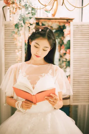 祝绪丹唯美养眼婚纱写真高清图片
