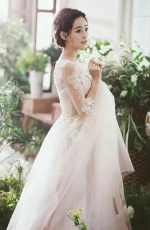 祝绪丹唯美养眼婚纱写真高清图片_6