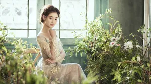 祝绪丹唯美养眼婚纱写真高清图片_7