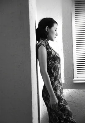 热依扎最新旗袍写真图片：温婉妩媚_4