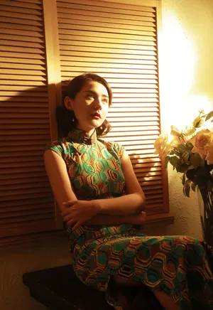 热依扎最新旗袍写真图片：温婉妩媚_8