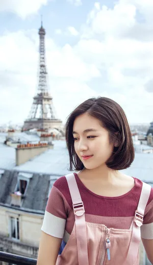 李兰迪清纯阳光街拍写真图片_2