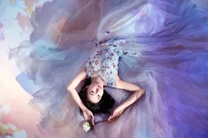 李兰迪梦幻唯美春日写真图片_2