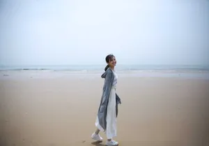 李兰迪海边清新写真图片_4
