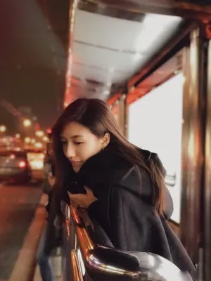 朱庭辰夜景唯美写真