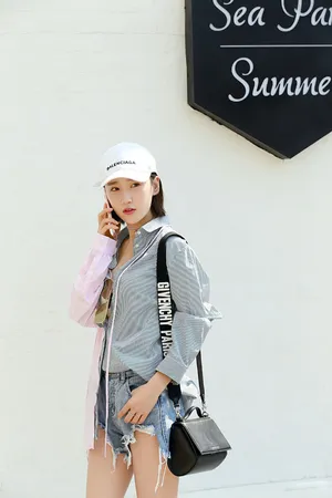 高洋大长腿迷人时尚街拍高清图片_2