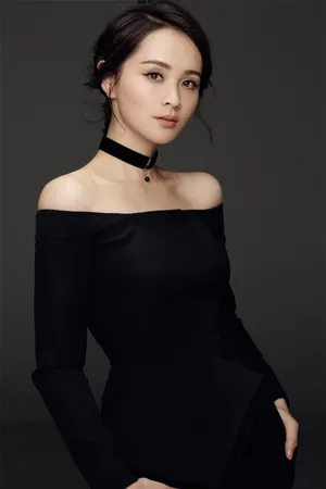 邓莎一字肩柔美写真图片_3