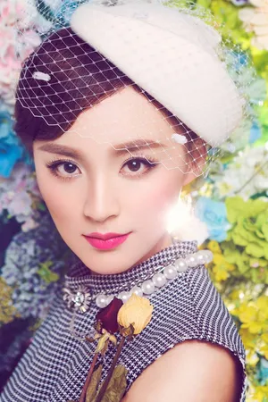 毛林林花中唯美写真图片_4