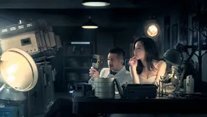 杨子珊吴中天婚纱照图片_3