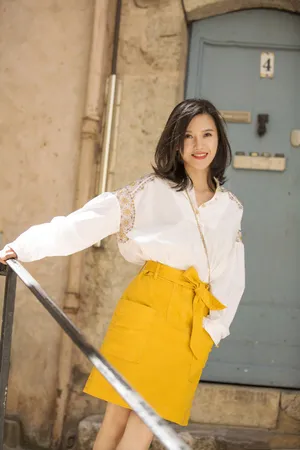杨子珊时尚迷人街拍图片_7